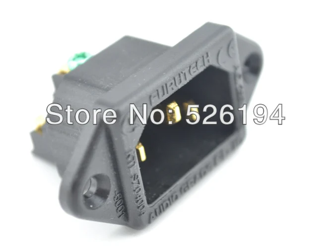

Free shipping one piece moonsaudioFi-10(R) IEC Inlets Rhodium-plated Mains Power Inlet IEC Socket