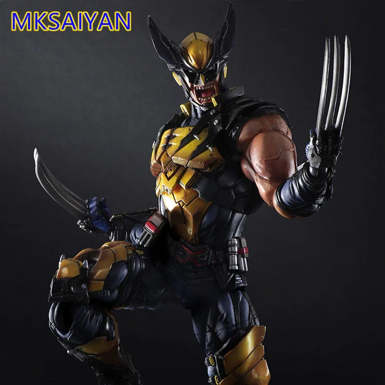 Росомаха X-men Play Arts экшн-фигурка игрушки Росомаха Джеймс хаулетт аниме фигурка ПВХ игрушки Коллекционная модель Подарочная Рождественская кукла