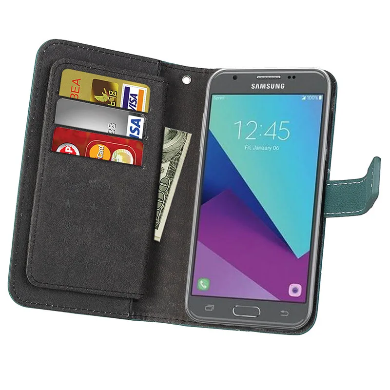 Luxury Wallet Case sFor Samsung Galaxy J3 2017 J327 J3 2016 J320 Multifunction Nine cards Case Flip Leather Phone Coque Cover sFor Samsung Galaxy J3 2016 J320 J3 2017 J327 J3 Prime Case cover3