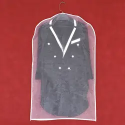 Двусторонняя прозрачной сетки торжественное платье Пылезащитная крышка одежда сумка для хранения одежды костюм протектор 88*55 см 1 шт./лот