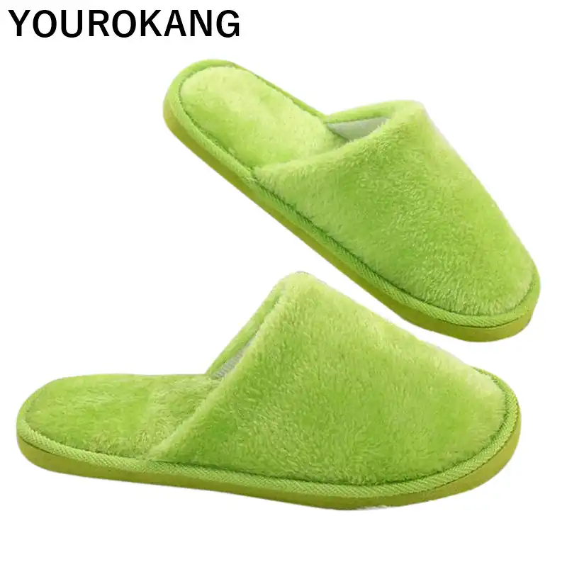 green slippers
