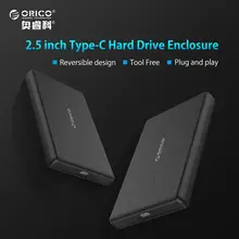 ORICO High-Speed Case 2.5 Inch USB3.0 Type-A to Type-C Gen1 External Hard Drive Disk Enclosure for SSD Support UASP SATA3.0