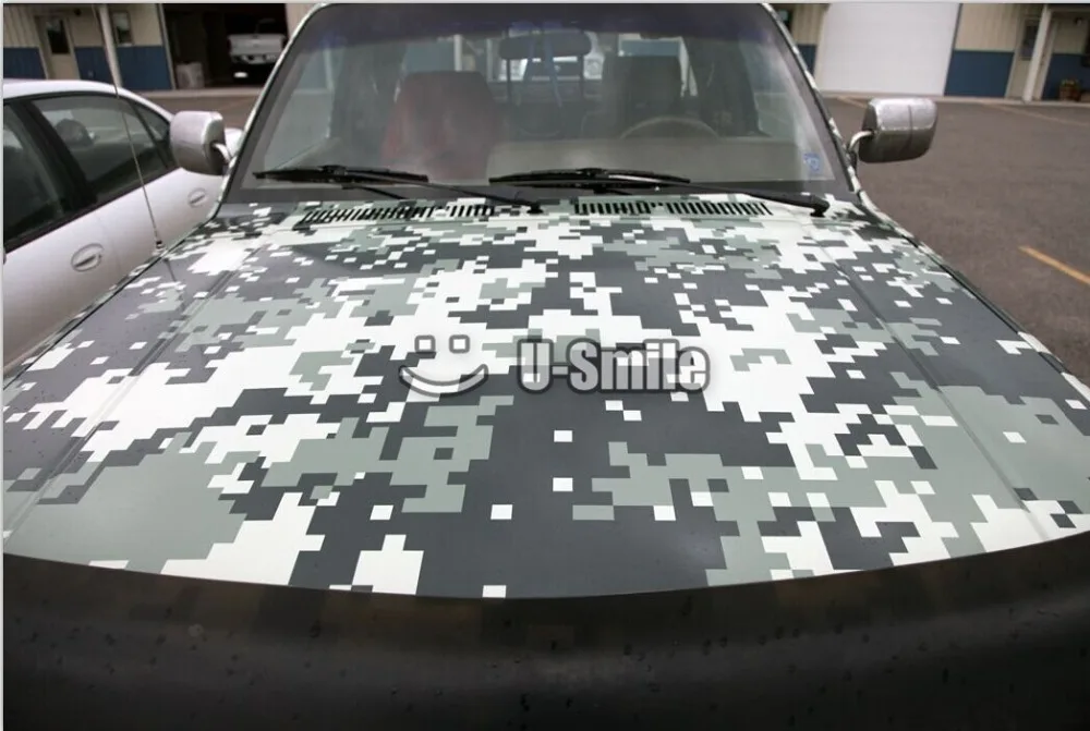 Camouflage/camo Vinilo Wrap pegatina air/bubble Libre Militar Desert Digital Auto! 