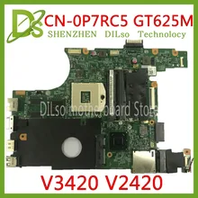 KEFU CN-0P7RC5 For DELL V3420 3420 V2420 2420 CN-0P7RC5 0P7RC5 P7RC5 original GT625M  DDR3 HM75 Test motherboard original 100%