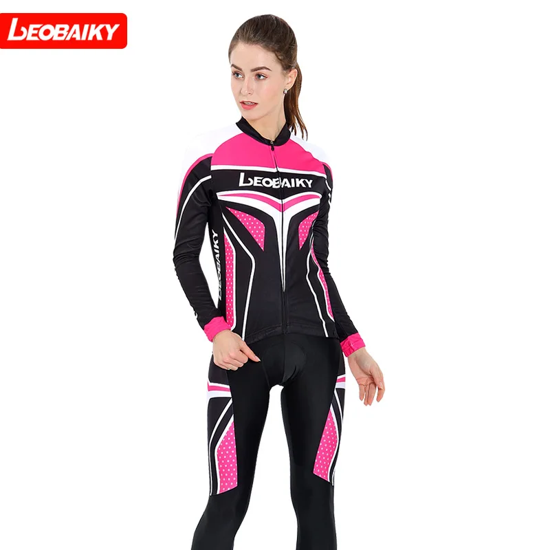 Leobaiky 2018 Brand Cycling Jersey Long Sleeve Jacket MTB Bike Clothing