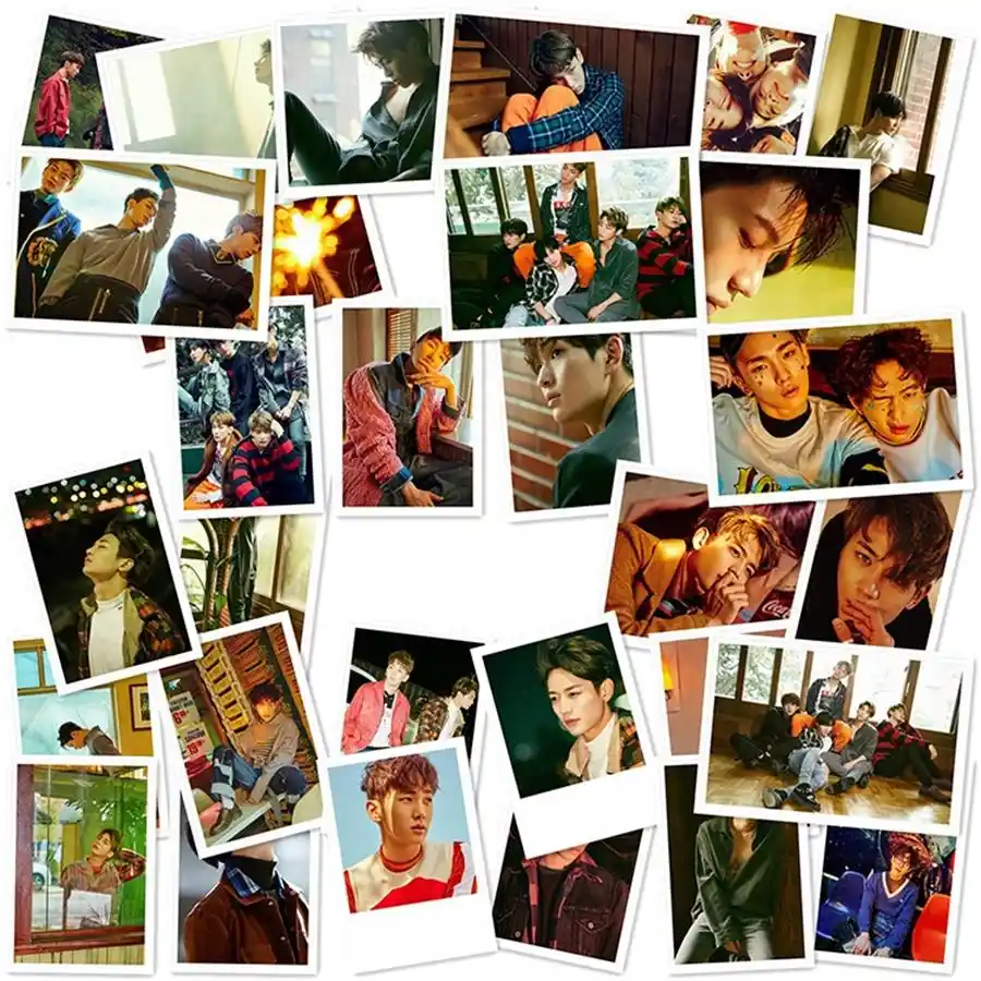 Kpop Shinee 1 Und 1 Album Polaroid Lomo Foto Karte Kollektiven Photocard Mit Metall Box 30 Teile Satz Visitenkarten Aliexpress