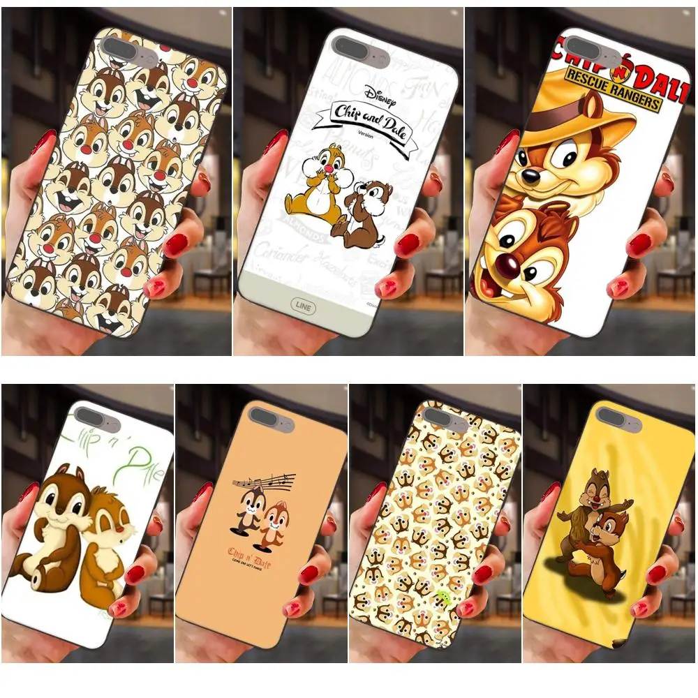 

For Huawei Honor 5A 6A 6C 7A 7C 7X 8A 8C 8X 9 10 P8 P9 P10 P20 P30 Mini Lite Plus TPU Covers Cases Cartoon Cute Chip And Dale