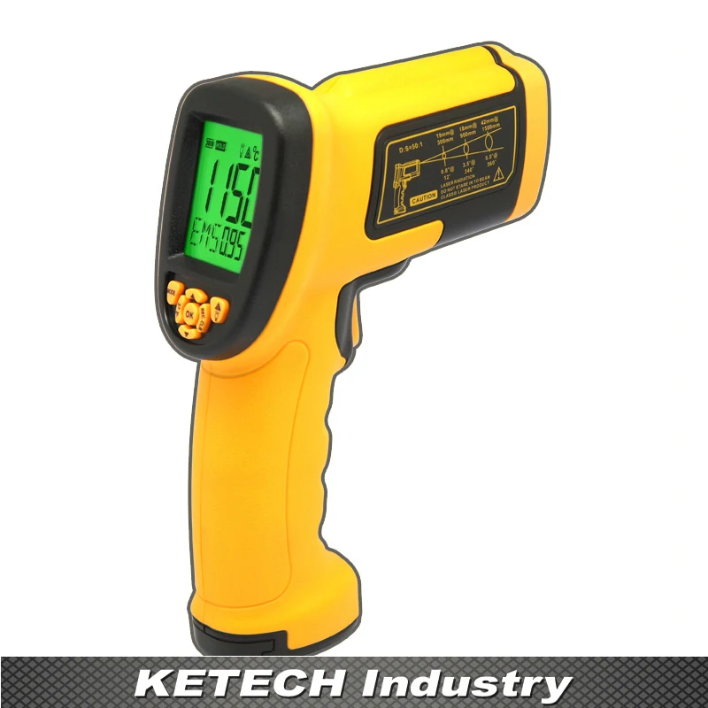 

AS872 High Quality Infrared Thermometer Industry Thermometer Handheld