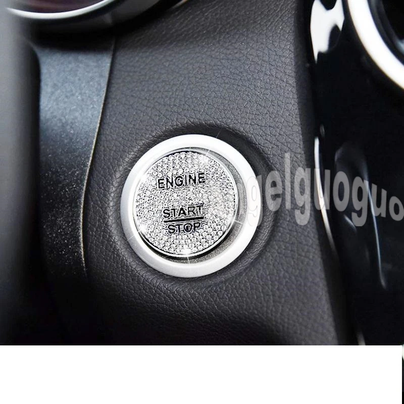 Отделка переключателя зажигания автомобиля стикер для Mercedes Benz A Class B C E GLK GL