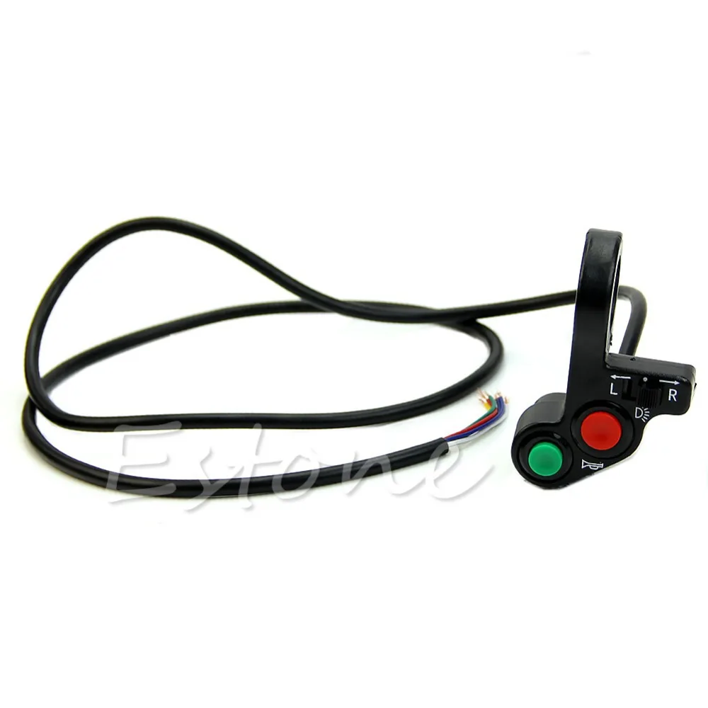 ATV Bike Motorcycle Scooter Offroad 7/8" Switch Horn Signals On/Off Lightin Car Switches