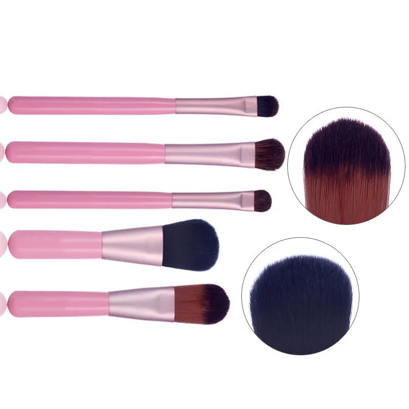 10pcs Wood makeup Brushes Set Makeup Brushes Set Pinceis De Maquiagen (7)