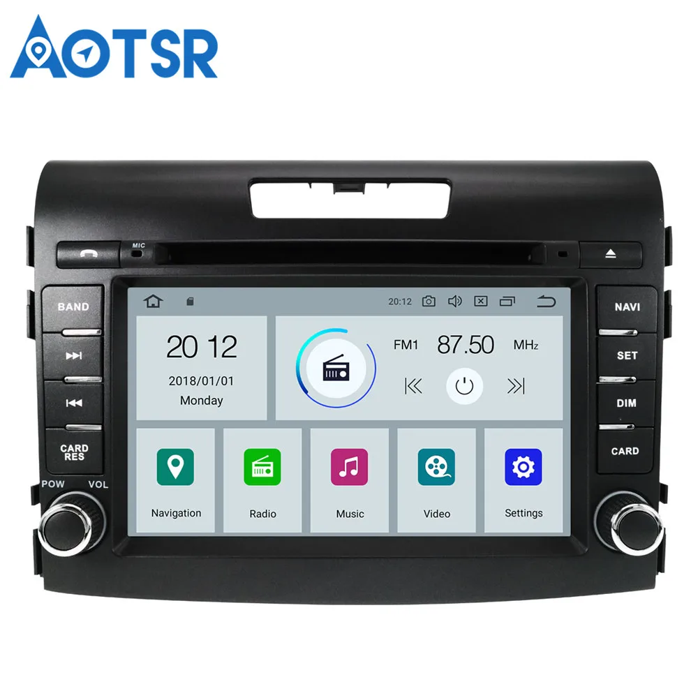 Perfect 7" two din android 9.0 8core car dvd player for honda crv CR-V 2012-2016 car audio stereo octa core 4G RAM wifi 32G ROM headunit 3