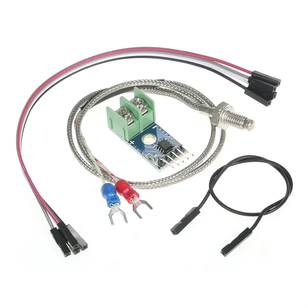 

mini DC 5V MAX6675 thermostat Module 0 degrees~1024 degrees + K-type Thermocouple Temperature Sensor Probe for Arduino