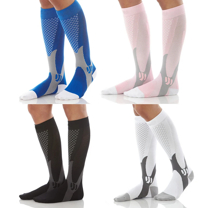 4 pair/Lot Sport Socks Men Woman Compression Socks Outdoor Running
