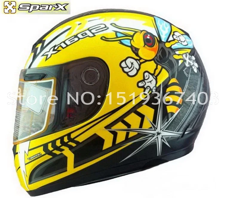 DOT certification America SparX full face motorcycle helmet motorbike