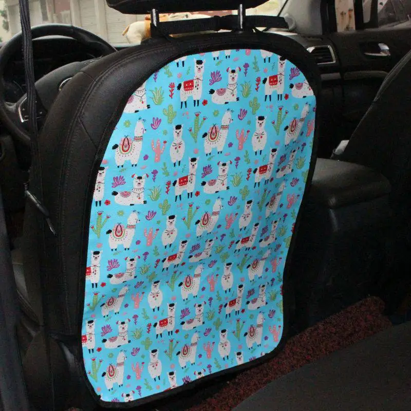 Car Care Seat Back Protector Case Cover Auto Accessories Children Kick Mat Clean Cartoon Anti-kick Pad car seat protector