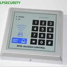 400 пользователей RFID считыватель 125 кГц бесконтактная дверь контроль доступа Пароль Клавиатура/Открыватель ворот RFID карта Keytab Бесконтактный дверной замок