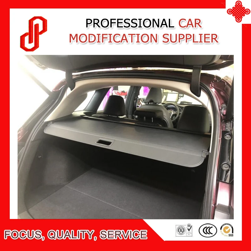 Black color Rear Trunk Security Shield retractable Cargo cover Tonneau cover for Infiniti QX50