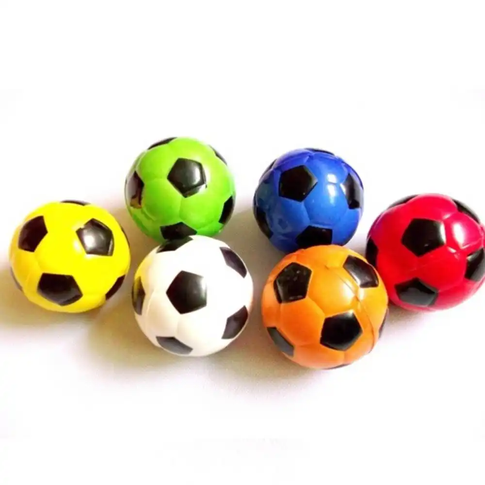 colorful hand football ball soft squeeze stress reliever balls