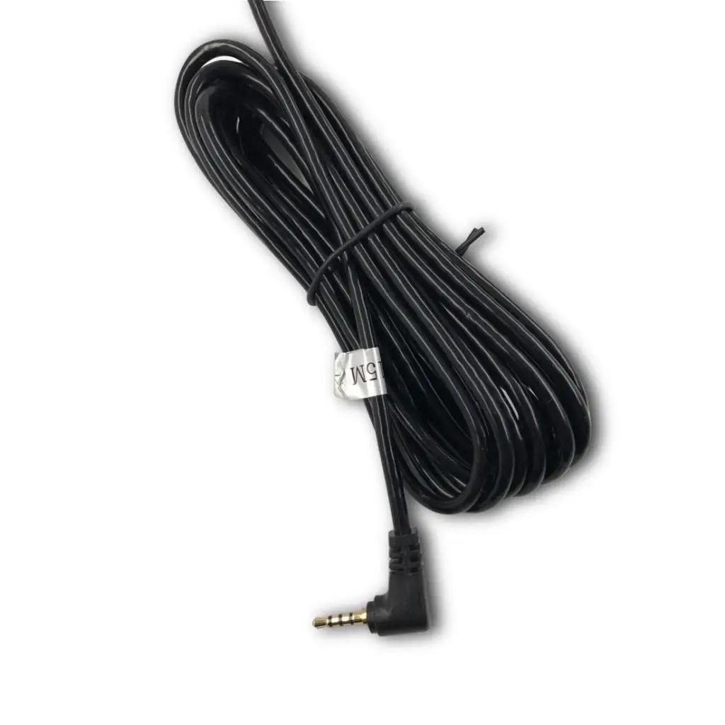 Universal Car Rear View Reverse Camera Recorder 5Pin to 2.5mm Cable with Amplifier Resist Corrosion Provide Durability