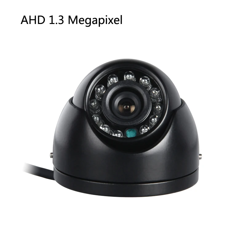 Câmera da visão noturna do ir do caminhão do ccd de ahd 1.3mp 1/3 mini 3.6mm av/bnc/cam da relação da aviação para a segurança da vigilância do veículo