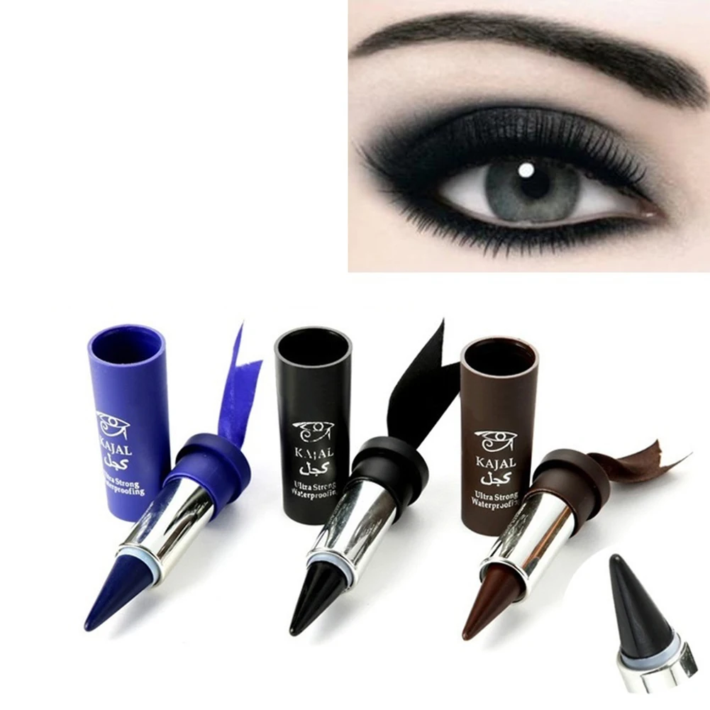 

Eye Enhancing Black Eyeliner Stick Solid Thick Eyeliner Gel Long-Lasting Eyeliner Pen Waterproof Natural Smoky Eyes Liner