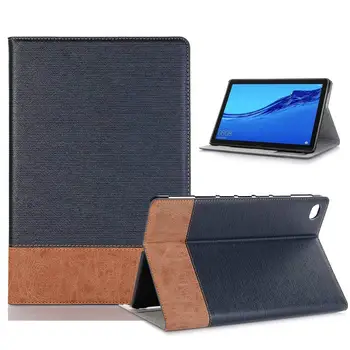 

Auto Sleep Wake Smart Cover For Huawei MediaPad M5 Lite 10.1 BAH2-L09/W19 DL-AL09 Case Business PU Leather Flip Stand Cover