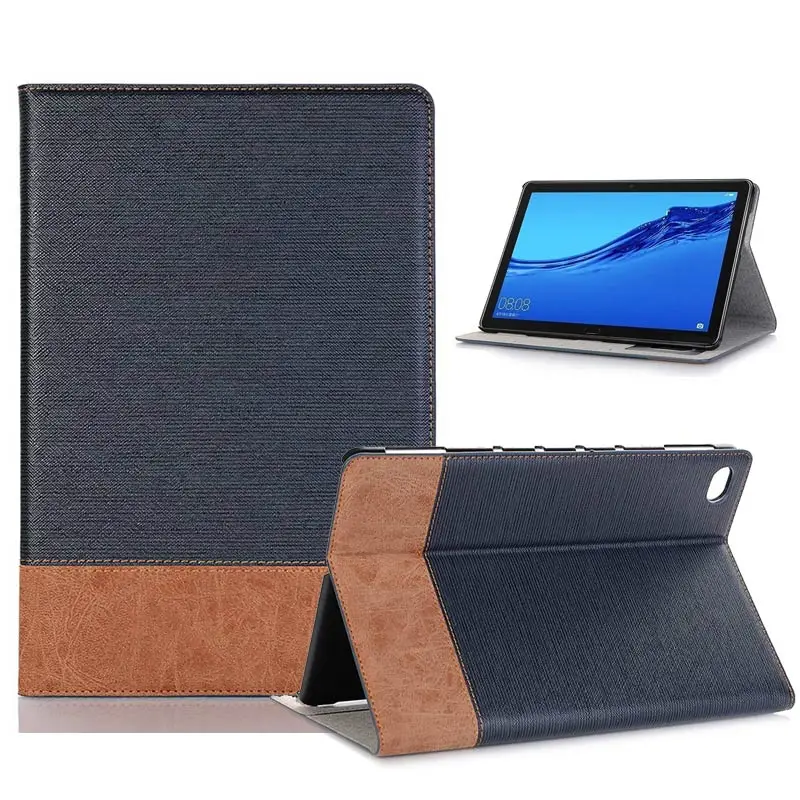 Чехол для Huawei Mediapad M5 Lite 10 1 дюймов BAH2 W19/L09/W09 из искусственной кожи с деревянным