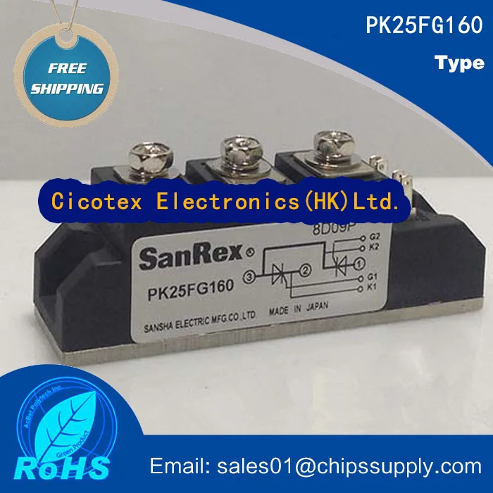 

PK25FG160, модули IGBT, Тиристорный модуль Φ PK 25FG 160