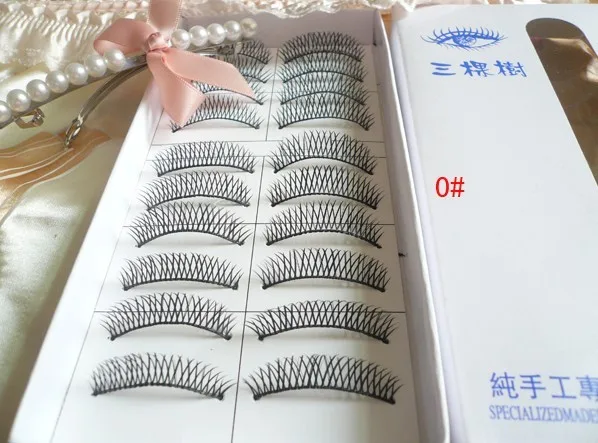 Быстрая способ крест-накрест DIY накладные ресницы ручной работы Lashes повелительницы Balck ресниц искусственные соринка в глазу, как Макияж