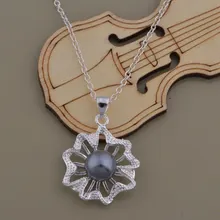 Высокое качество серебряные ювелирные изделия цепи ожерелье кулон WN-1414