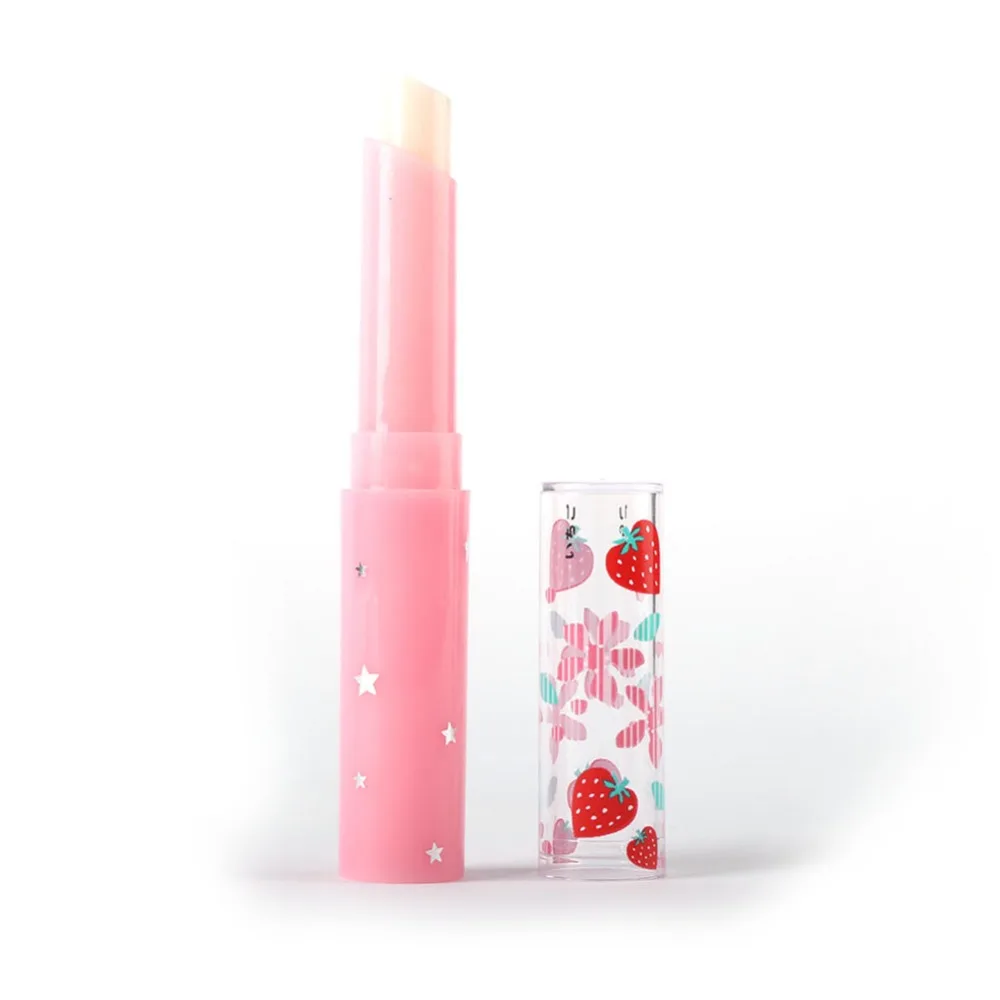 

Strawberry Case Moisture Lipstick Temperature Color Changing Lip Natural Rouge