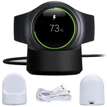 Беспроводной зарядная док-станция Зарядное устройство для samsung Шестерни S2 720 730 732 Классический с зарядка через usb кабель быстрое зарядное устройство для телефона