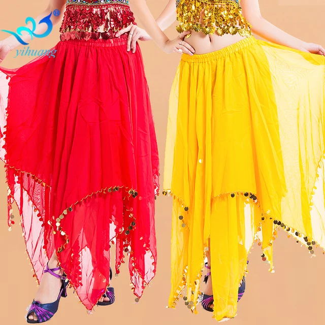 Indienne Danse Robe Jupe Dames Fond Femmes Sequin Du Ventre De Aq345RjL