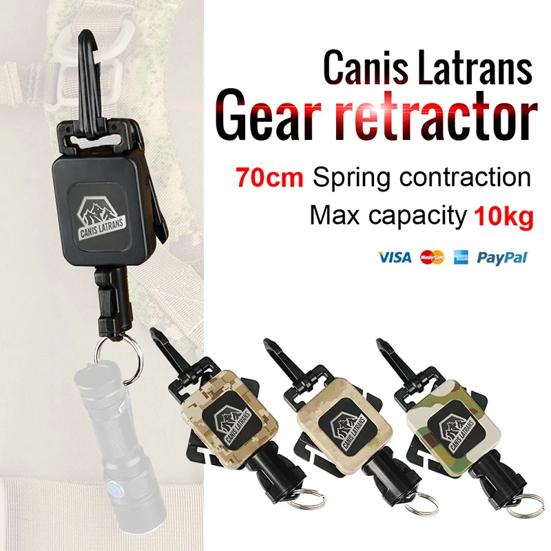 Shotgun Accessories Canis Latrans Tactical gear Retractor Extension Within 10kg Breaking Strength Gear Retractor gun accessories GZ33-0081