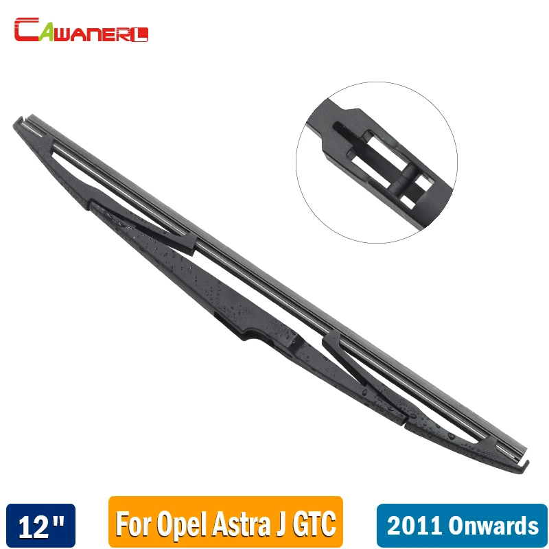 

Cawanerl 300mm 12" Automotive Rear Windscreen Wiper Blade Car Rubber Back Window Wiper For Opel Astra J GTC 2011-2017