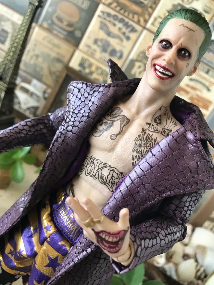 Сумасшедшие игрушки 1:6 DC отряд самоубийц Джокер в психушке Arkham Asylum Коллекционная фигурка из ПВХ Коллекционная модель игрушки