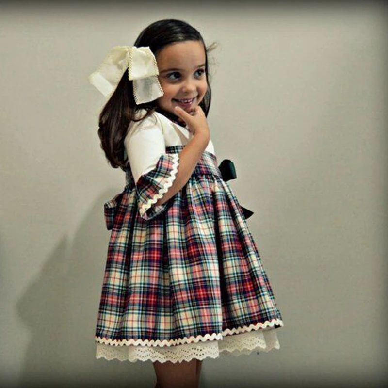 

Newborn Kids Baby Girls Flare Sleeve Dress