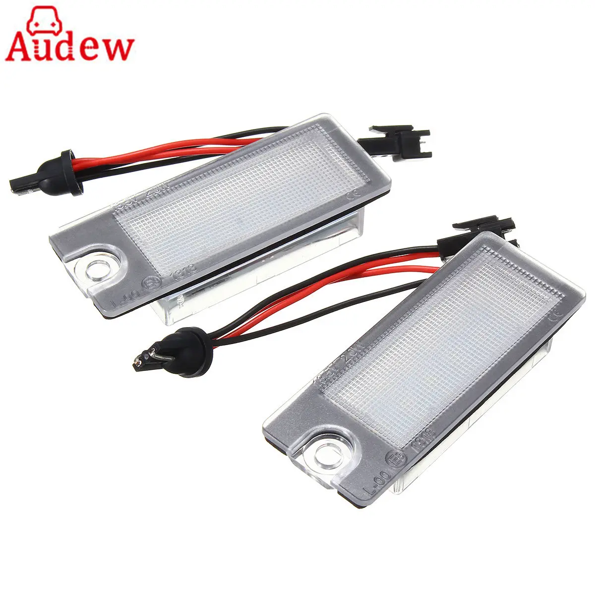 

2Pcs Car LED License Plate Light White Number Plate Lamp Error Free For Volvo S80 1999-2006 V70 XC70 S60 XC90