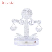 3D кристалл P-uzzle со вспышкой светодиодный свет DIY Модель Строительный Блок игрушка для декорации дома P-игрушки-пазлы серия Созвездие-весы]