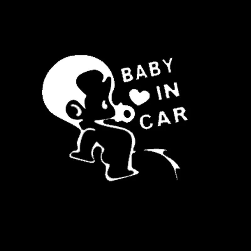 Baby In Car Male Cute Funny Cartoon Character Alarm |