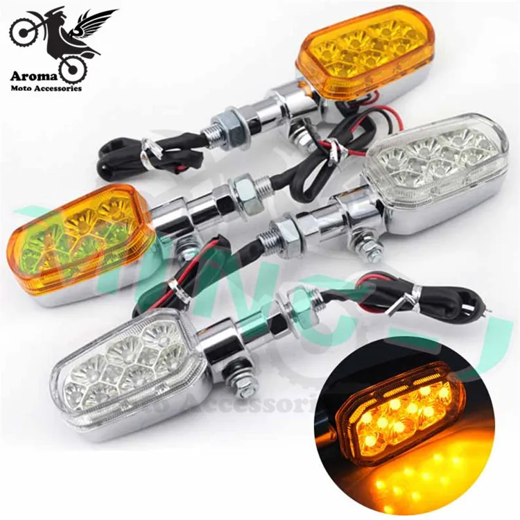 Top Quality Hot Transparent Yellow Lens Lighting Scooter Indicator