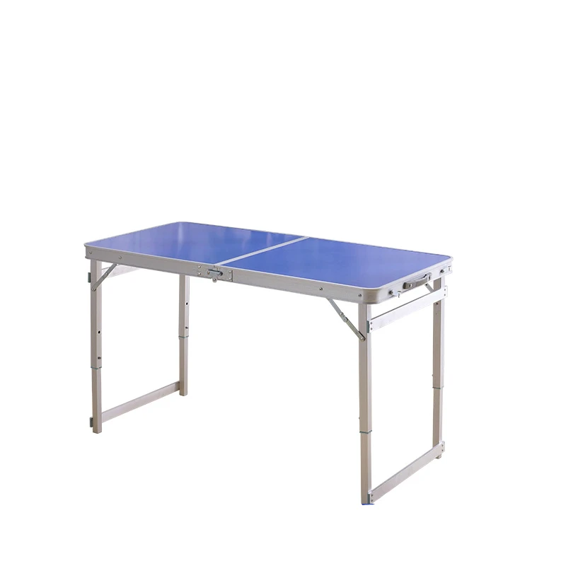  Outdoor Foldable Simple Table with Stool Portable Ultralight Metal Desk Multifunction Camping Dinin