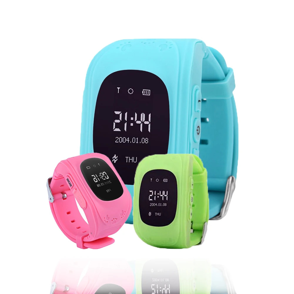 Durable Children Kids Smart Watch Q50 Accurate Locator Tracker SOS Emergency Anti-Lost Smart Wrist Watch For Android