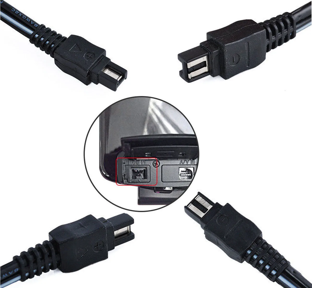 USB адаптер Зарядное устройство для sony DCR-SR40, SR42, SR45, SR46, SR47, SR48, SR100, SR190, SR200, SR220, SR290, SR300 Handycam