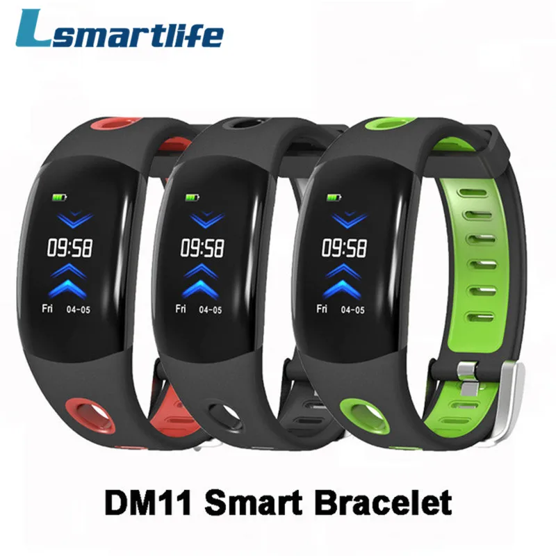 

DM11 3D Dynamic UI Smart Band IPS Color Screen Bluetooth Wristband IP68 Waterproof Bracelet Heart Rate Fitness Tracker