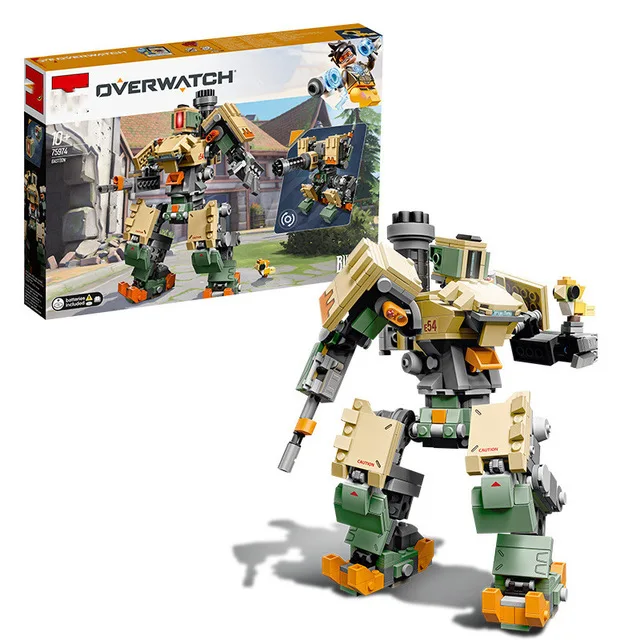 

New Games Bastion Mecha Compatible Legoingly Overwatching 75974 Building 2019 Blocks Bricks Model Toys For Kid Christmas Gifts