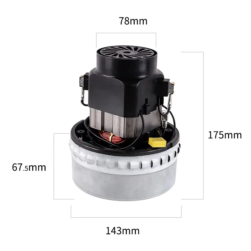 220V 1200W 1500W Dry Wet Vacuum Cleaner Motor for Philips