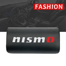 1 шт. подушка для шеи в автомобиль с обеих сторон из кожи ПУ однобортная подголовник чехол для Nissan Nismo X-trail Almera Qashqai Tiida Teana Skyline Juke