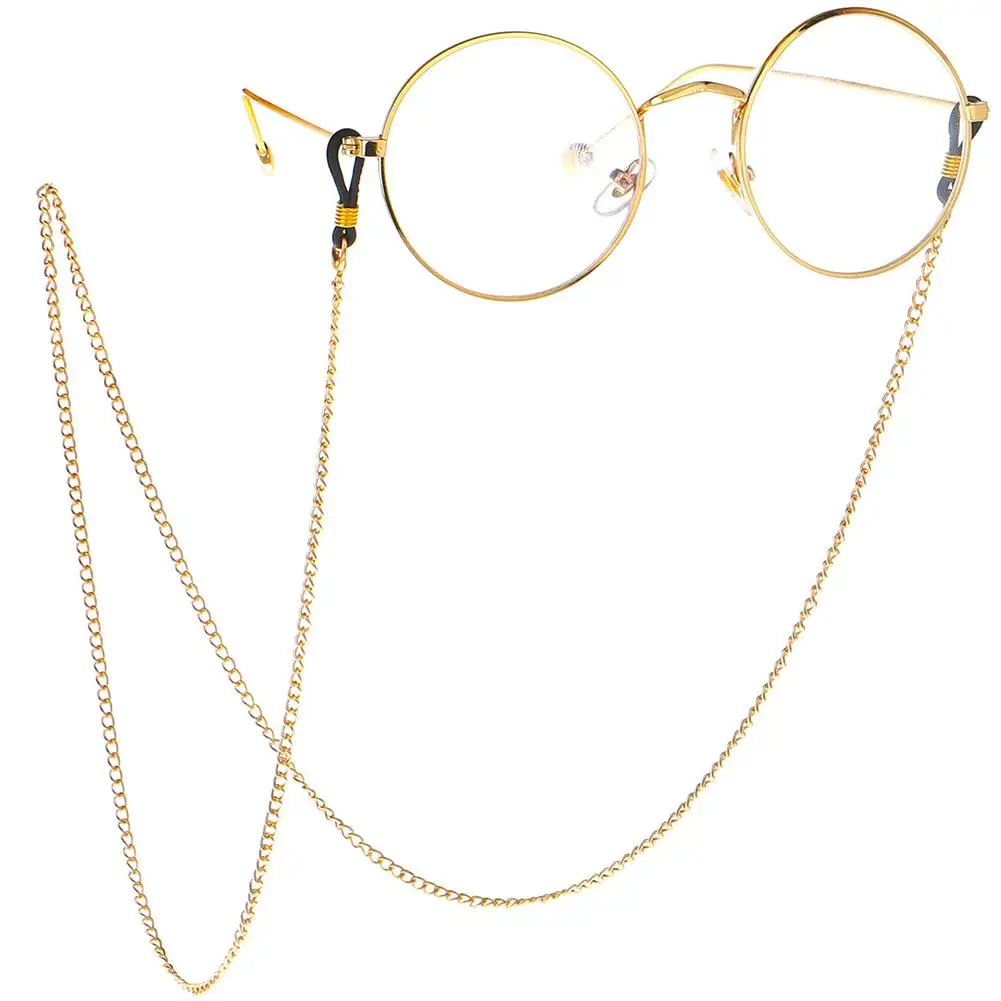 

Metal Chain Cord Holder Neck Strap for Sunglasses Reading Glasses Eyeglasses Metal Eyeglasses Chain Neck Cord